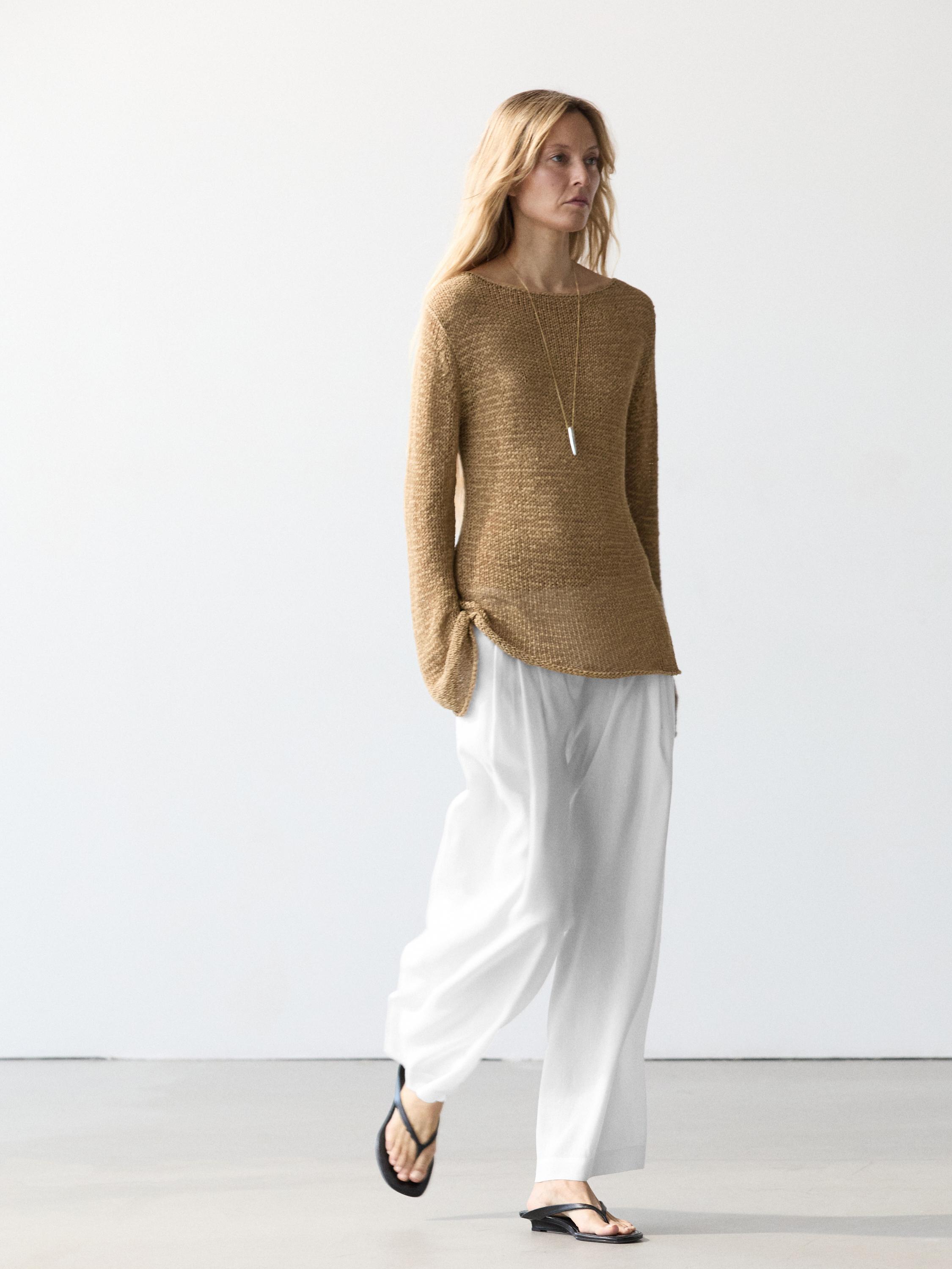 Pantalon fluide lin